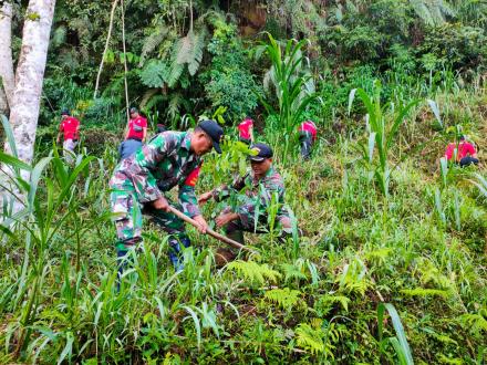 Antisipasi Longsor, Desa Gobleg gelar kegiatan Reboisasi Penanaman 3000 pohon mahoni